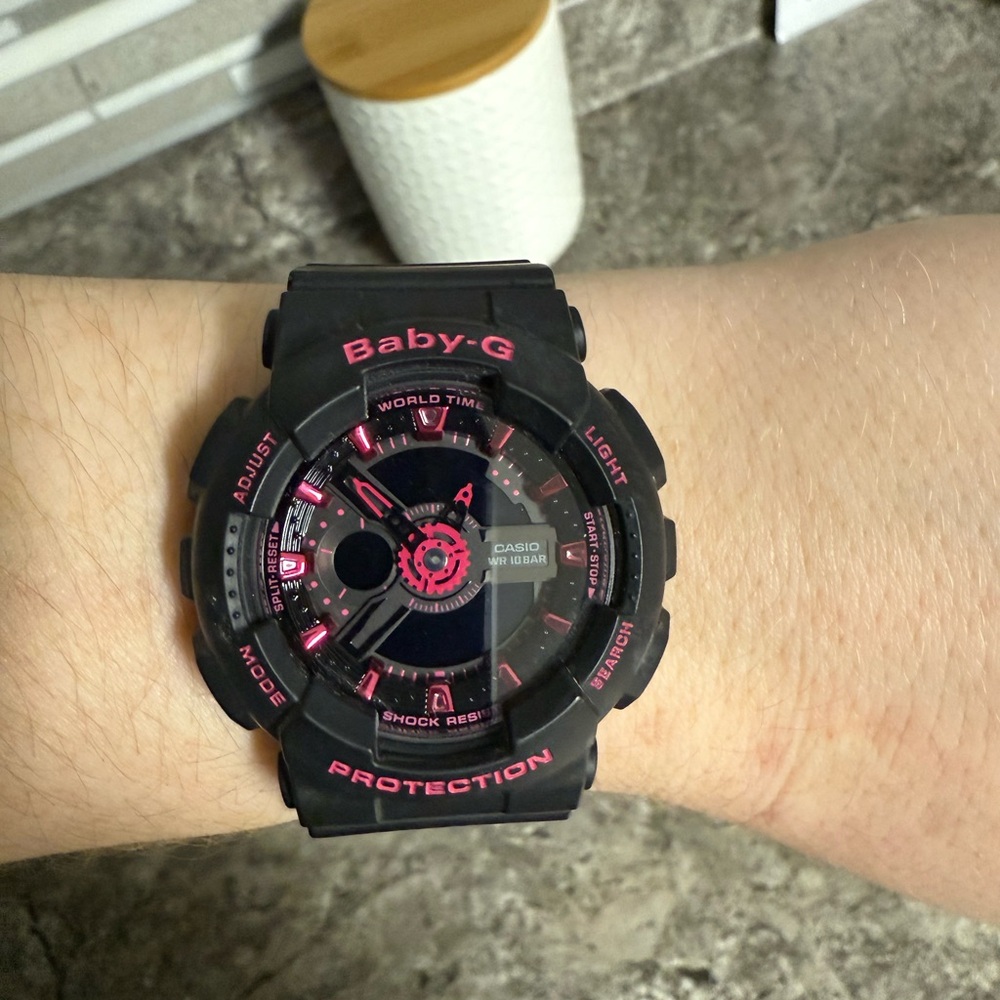 Casio Baby-G Black and Pink Watch